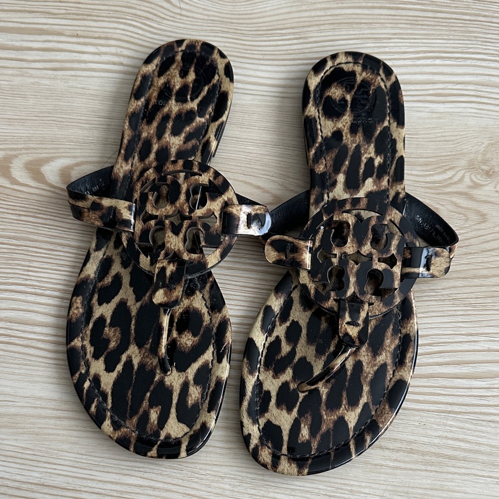 Tory Burch Animal Print Sandals